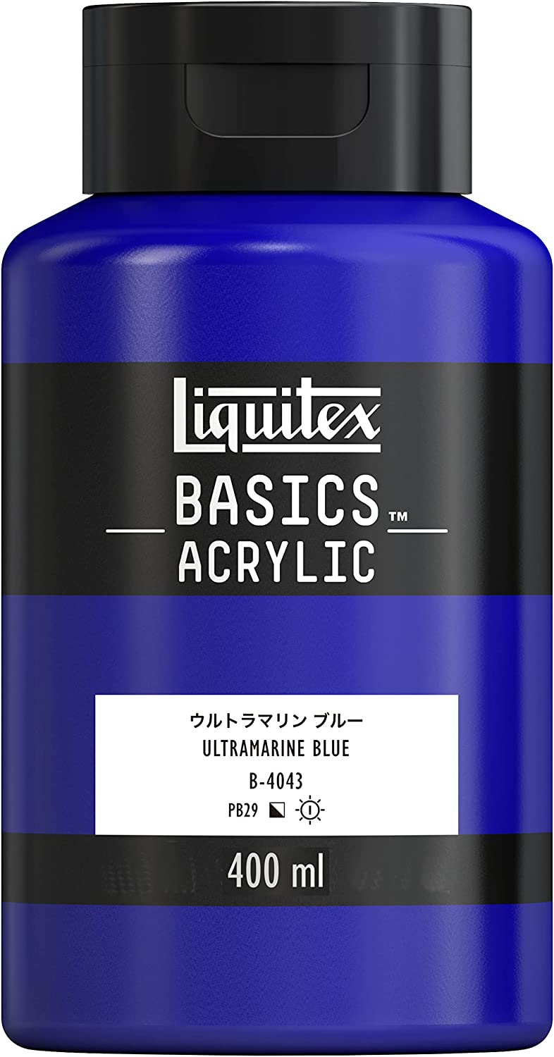 Liquitex BASICS Acrylic Paint, 13.5oz Squeeze Bottle, Titanium White - Image 1